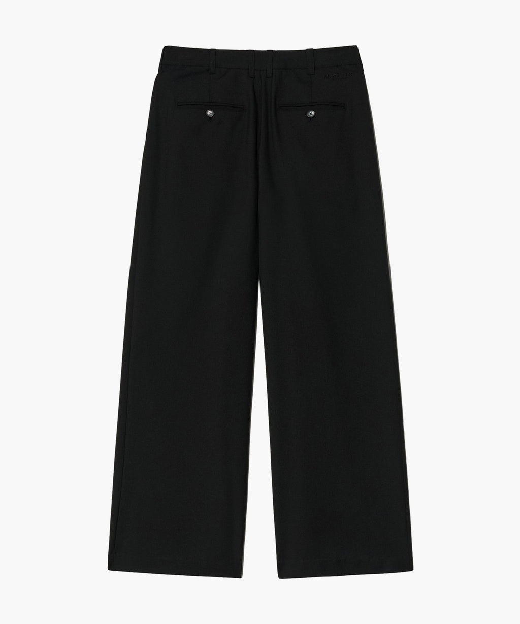 Marithe & Francois Girbaud - Two Tuck Wide Slacks (Black) product image 8 | TRAB K-Fashion Australia