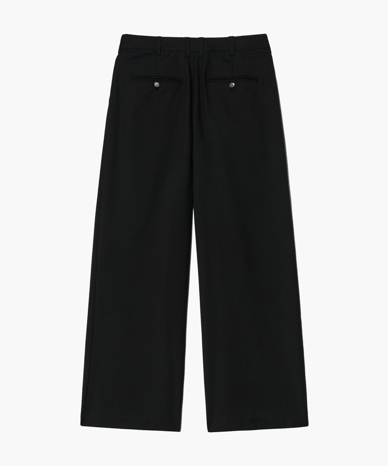 Marithe & Francois Girbaud - Two Tuck Wide Slacks (Black) product image 8 | TRAB K-Fashion Australia