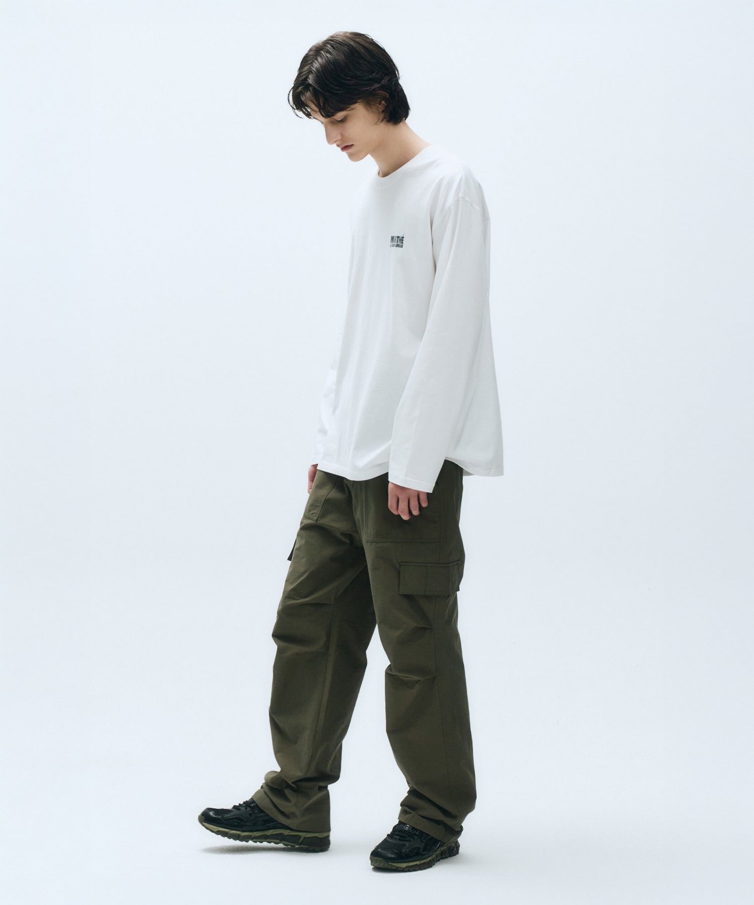 Marithe & Francois Girbaud - Cotton Cargo Pants (Khaki) product image 4 | TRAB K-Fashion Australia