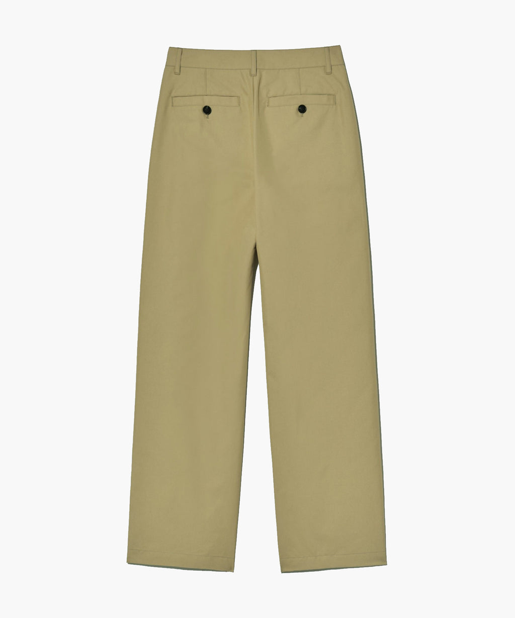 Marithe & Francois Girbaud - Wide One Tuck Pants (Beige) product image 9 | TRAB K-Fashion Australia