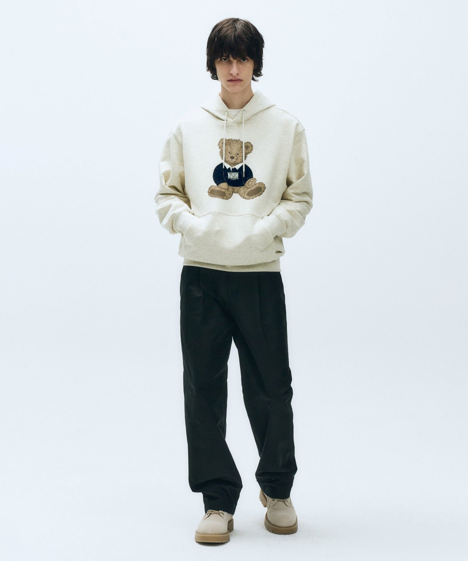 Marithe & Francois Girbaud - Wide One Tuck Pants (Black) product image 1 | TRAB K-Fashion Australia