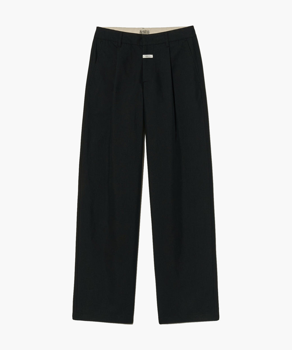 Marithe & Francois Girbaud - Wide One Tuck Pants (Black) product image 8 | TRAB K-Fashion Australia