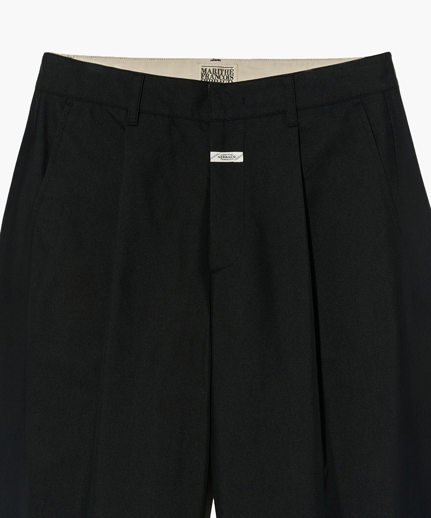Marithe & Francois Girbaud - Wide One Tuck Pants (Black) product image 10 | TRAB K-Fashion Australia