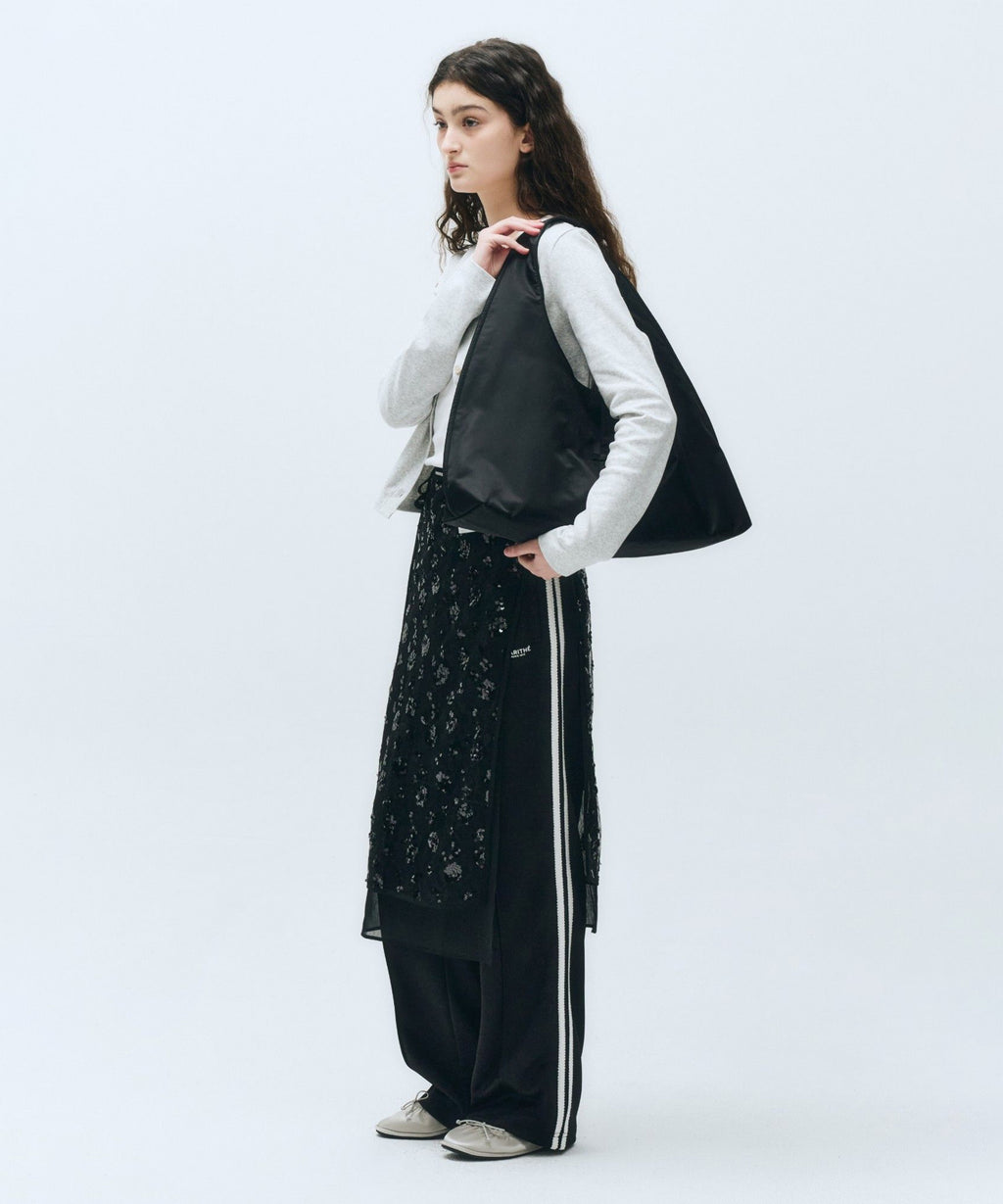 Marithe & Francois Girbaud - Regular Logo Track Pants (Black) product image 4 | TRAB K-Fashion Australia