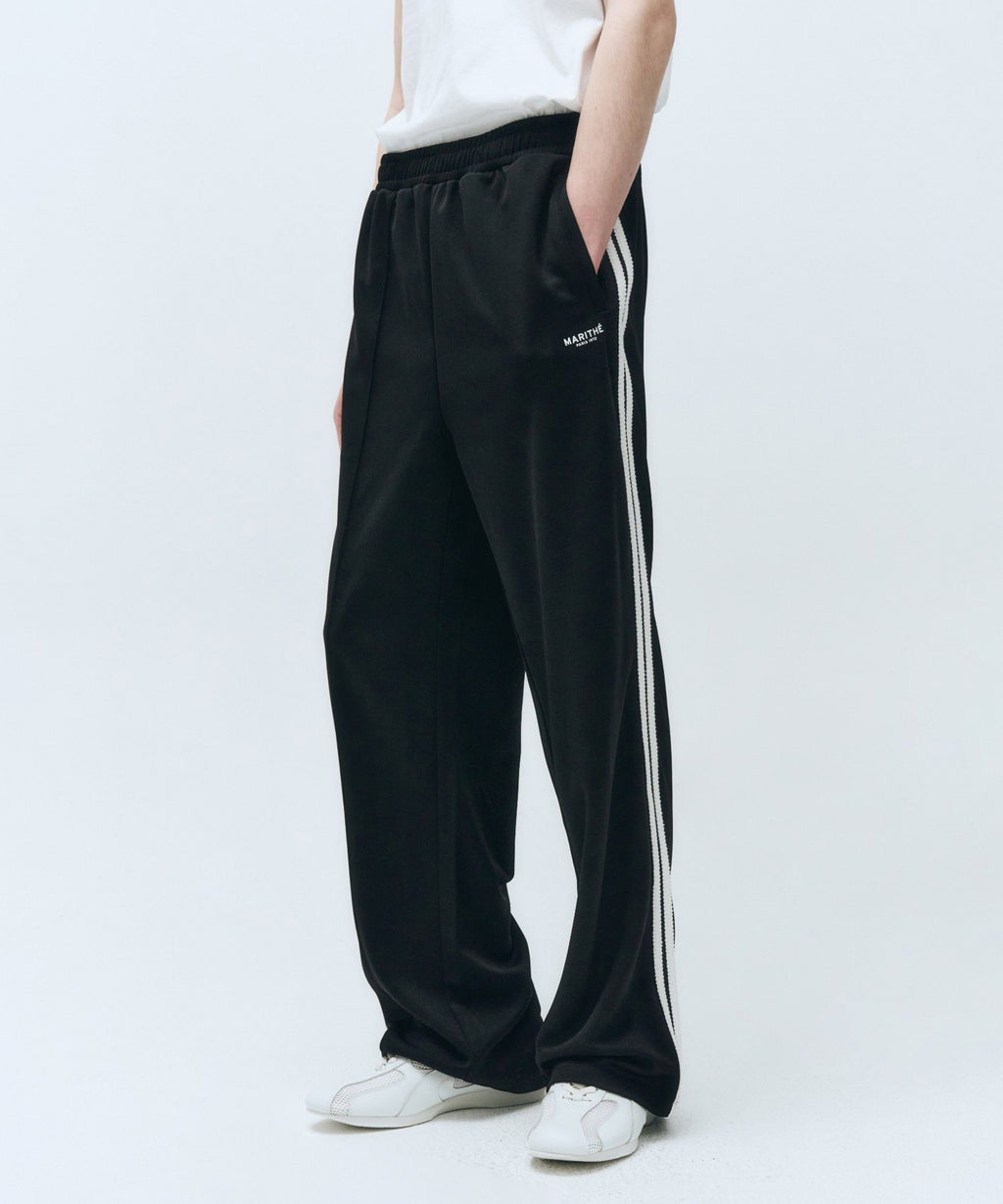 Marithe & Francois Girbaud - Regular Logo Track Pants (Black) product image 6 | TRAB K-Fashion Australia