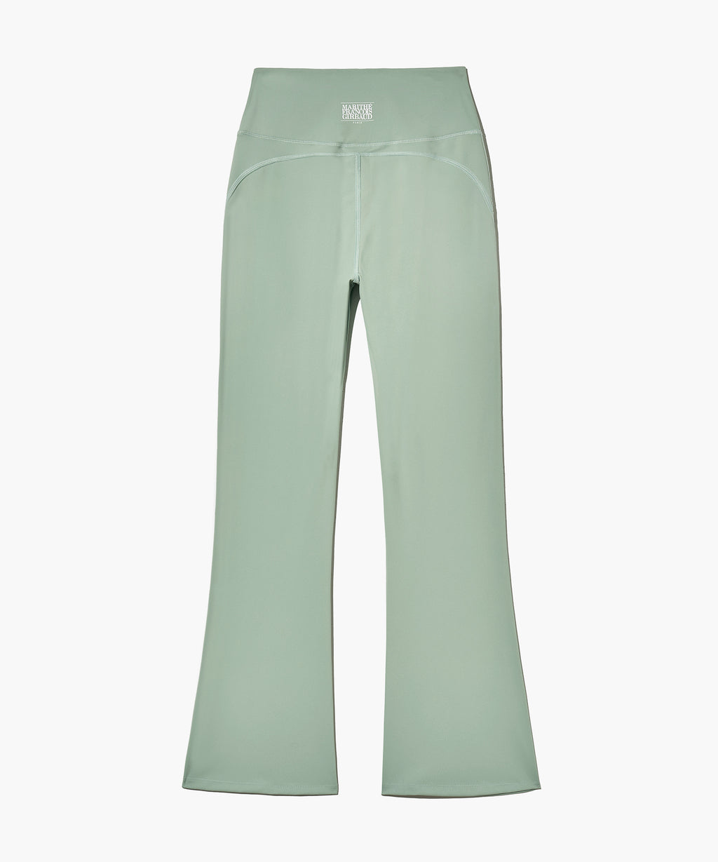 Marithe & Francois Girbaud - Mouvement W Classic Logo Bootcut Leggings (Mint) product image 7 | TRAB K-Fashion Australia