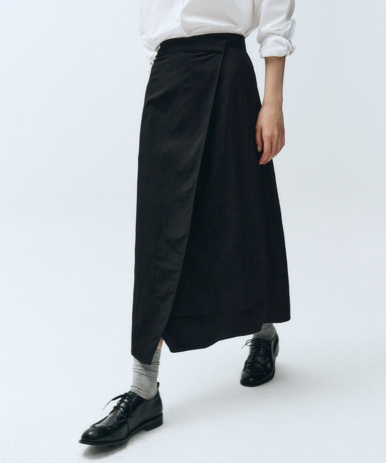 Marithe & Francois Girbaud - Wrap Long Skirt (Black) product image 5 | TRAB K-Fashion Australia