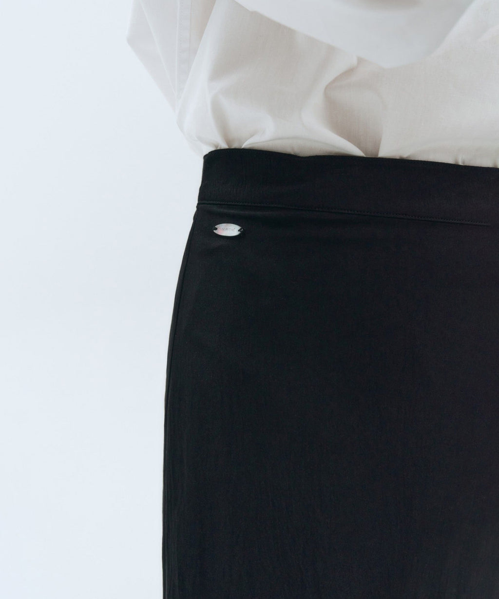 Marithe & Francois Girbaud - Wrap Long Skirt (Black) product image 6 | TRAB K-Fashion Australia