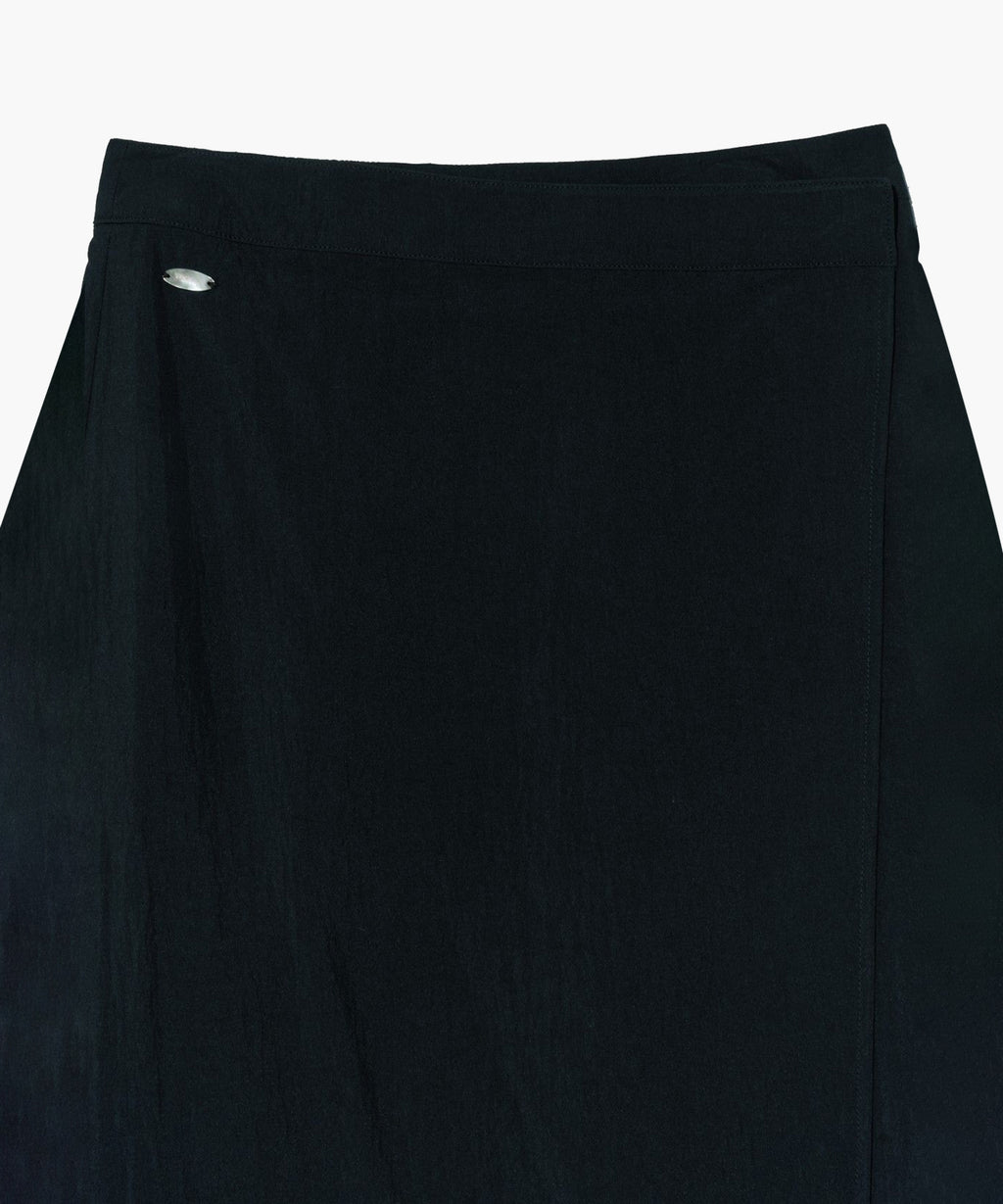 Marithe & Francois Girbaud - Wrap Long Skirt (Black) product image 10 | TRAB K-Fashion Australia