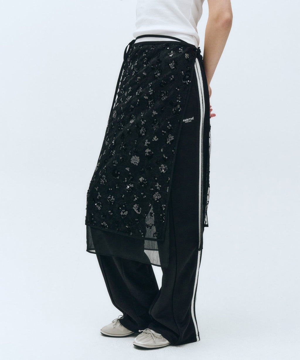 Marithe & Francois Girbaud - Layered Skirt (Black) product image 5 | TRAB K-Fashion Australia