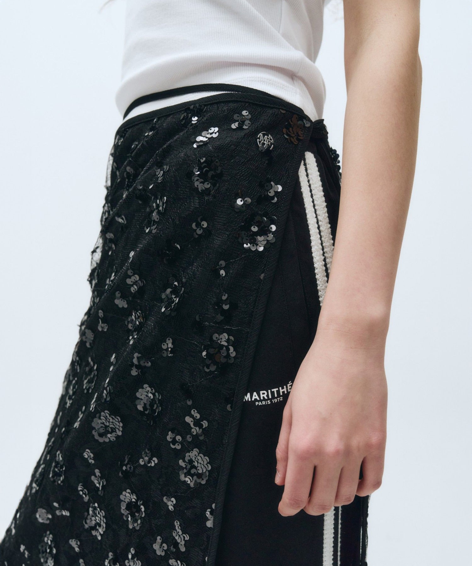 Marithe & Francois Girbaud - Layered Skirt (Black) product image 7 | TRAB K-Fashion Australia
