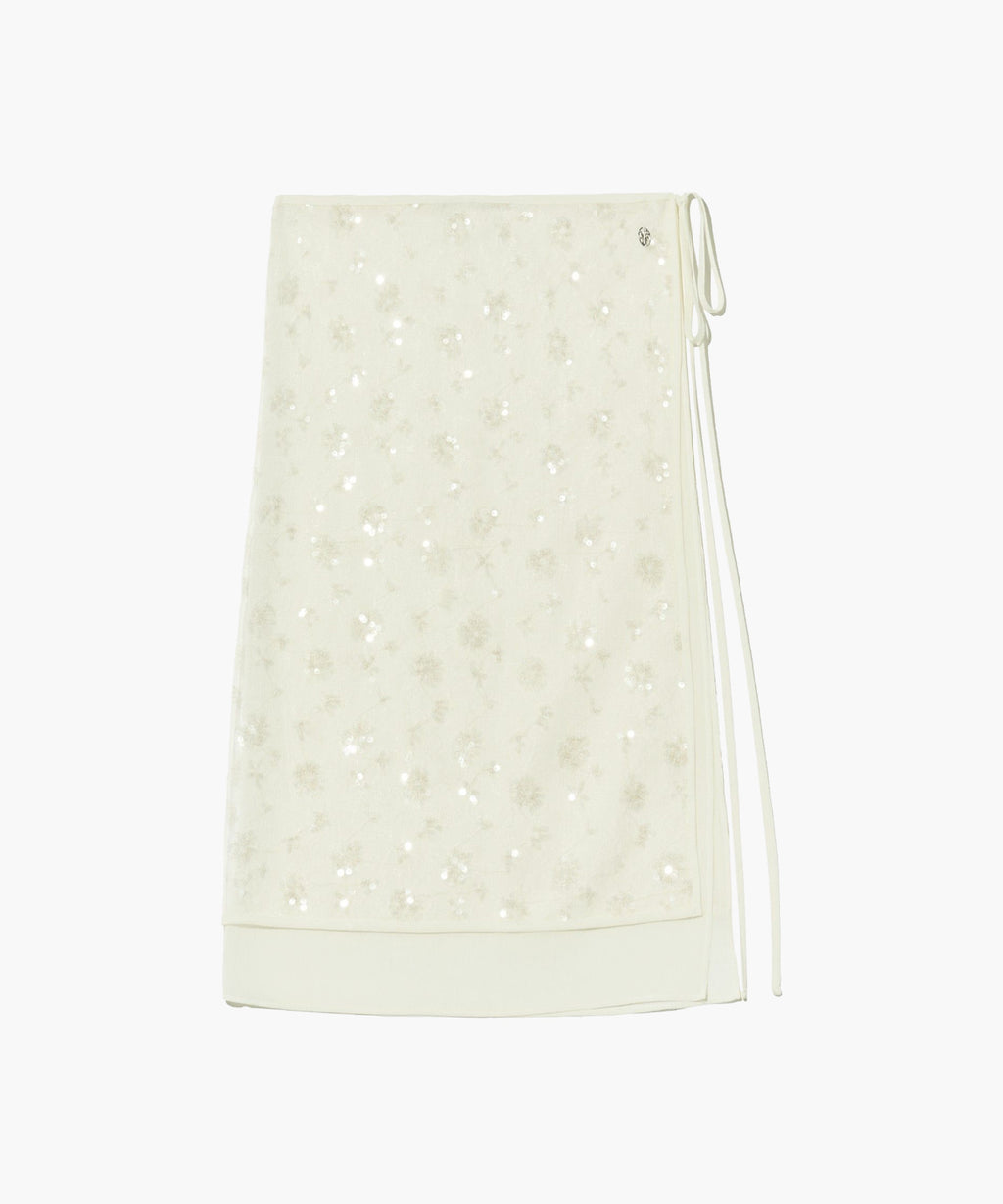 Marithe & Francois Girbaud - Layered Skirt (Ivory) product image 8 | TRAB K-Fashion Australia