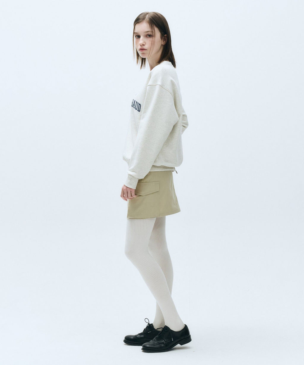 Marithe & Francois Girbaud - Cotton Cargo Skirt (Beige) product image 4 | TRAB K-Fashion Australia