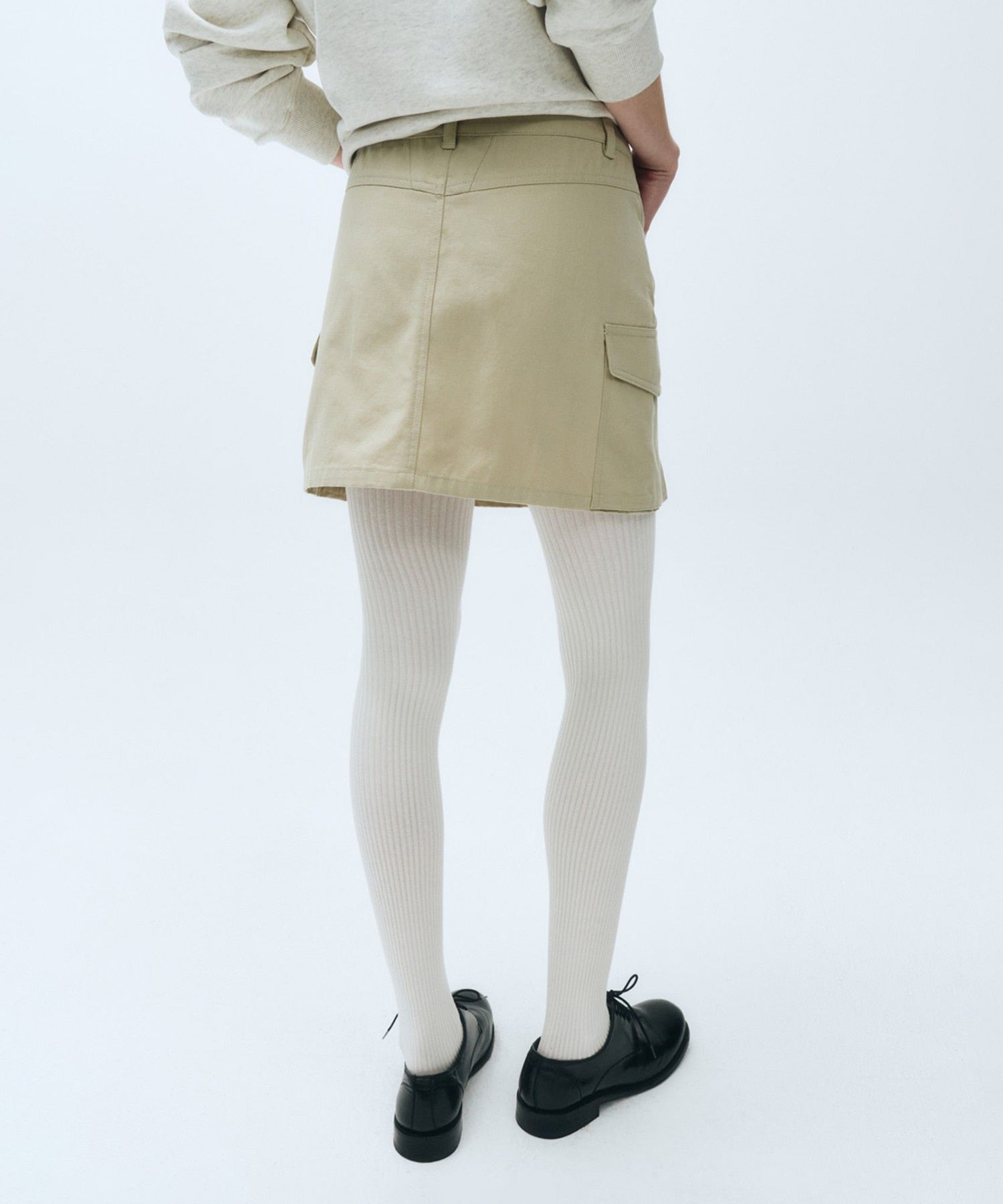 Marithe & Francois Girbaud - Cotton Cargo Skirt (Beige) product image 7 | TRAB K-Fashion Australia
