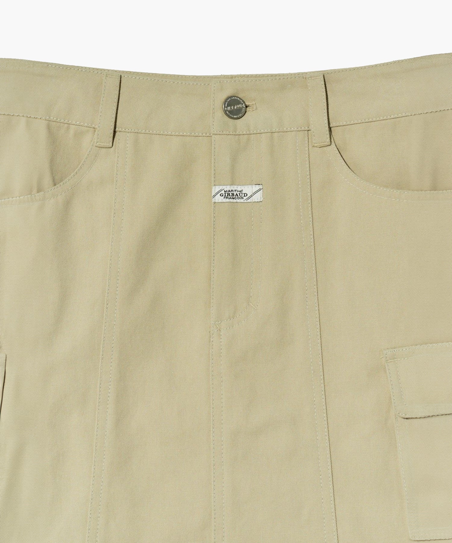 Marithe & Francois Girbaud - Cotton Cargo Skirt (Beige) product image 12 | TRAB K-Fashion Australia