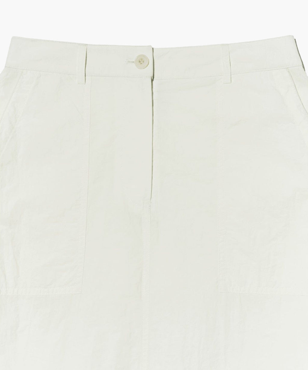 Marithe & Francois Girbaud - Nylon Midi Skirt (White) product image 12 | TRAB K-Fashion Australia