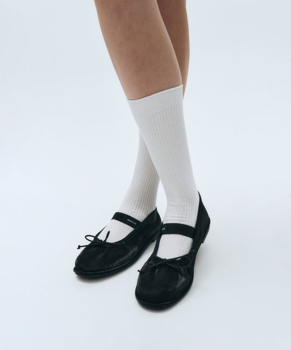 Marithe & Francois Girbaud - Heart M Logo Socks (White) product image 7 | TRAB K-Fashion Australia