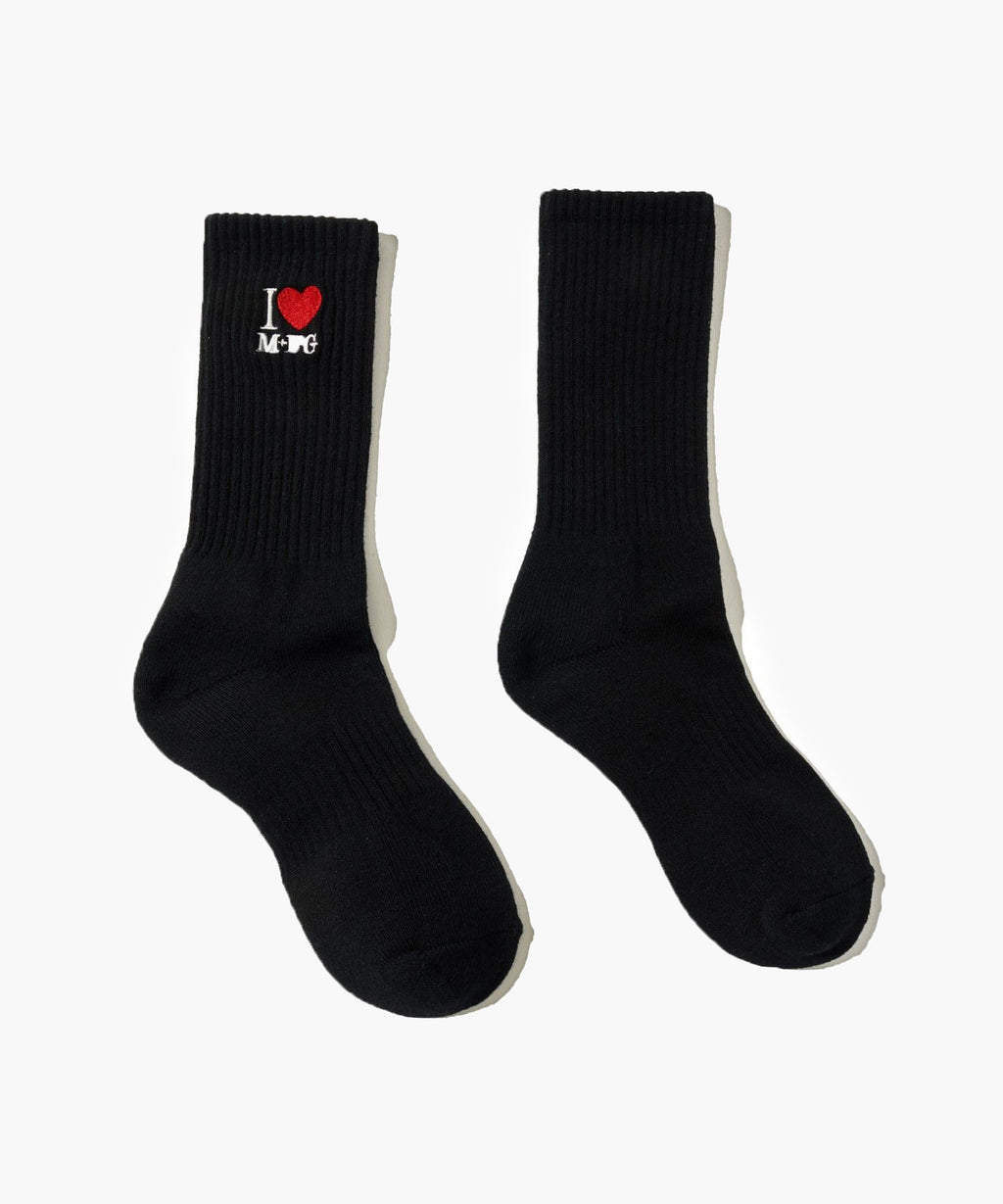 Marithe & Francois Girbaud - I Love Mfg Socks (Black) product image 2 | TRAB K-Fashion Australia