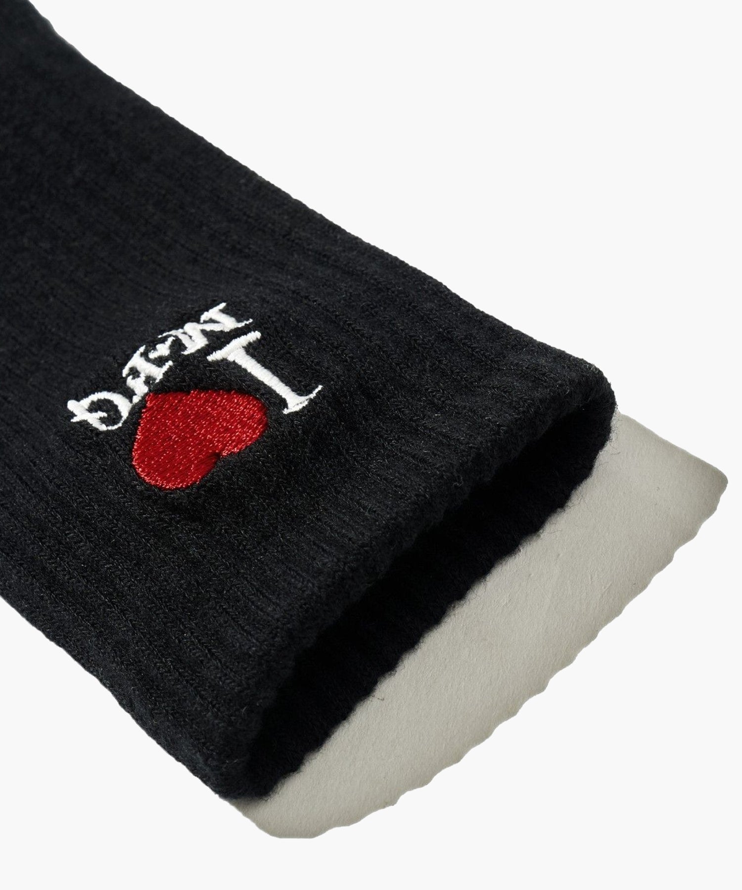 Marithe & Francois Girbaud - I Love Mfg Socks (Black) product image 3 | TRAB K-Fashion Australia