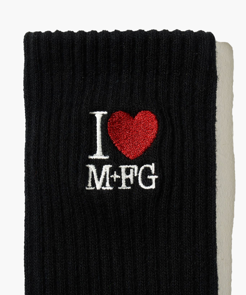 Marithe & Francois Girbaud - I Love Mfg Socks (Black) product image 4 | TRAB K-Fashion Australia