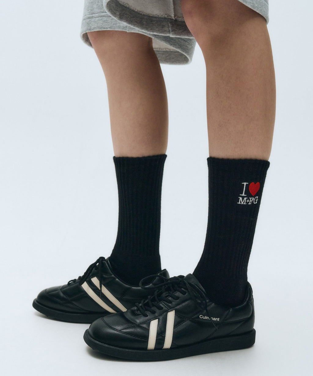 Marithe & Francois Girbaud - I Love Mfg Socks (Black) product image 5 | TRAB K-Fashion Australia
