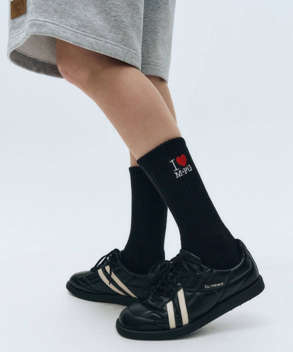 Marithe & Francois Girbaud - I Love Mfg Socks (Black) product image 7 | TRAB K-Fashion Australia