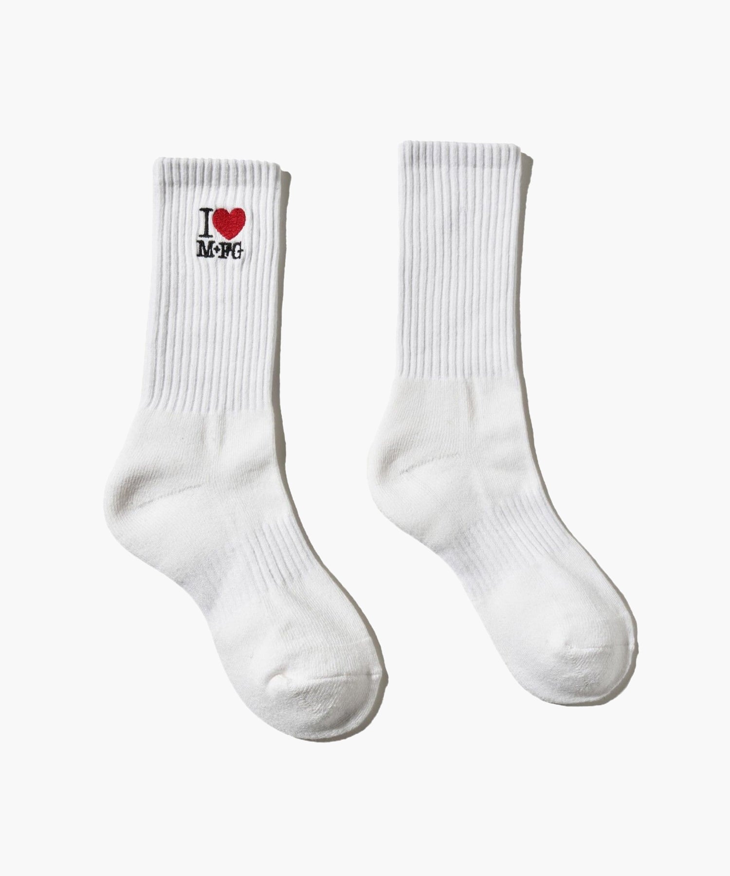 Marithe & Francois Girbaud - I Love Mfg Socks (White) product image 2 | TRAB K-Fashion Australia