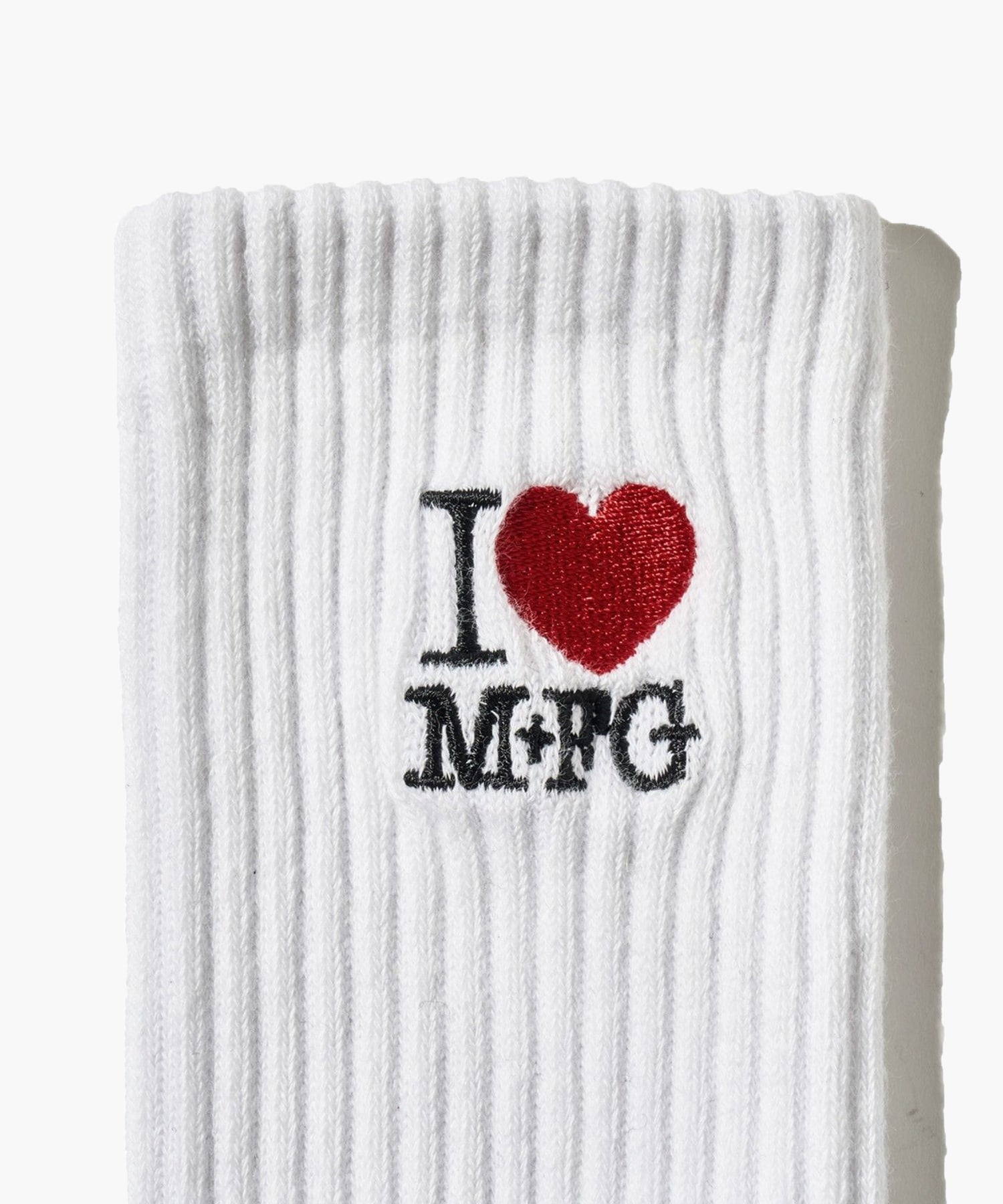Marithe & Francois Girbaud - I Love Mfg Socks (White) product image 4 | TRAB K-Fashion Australia