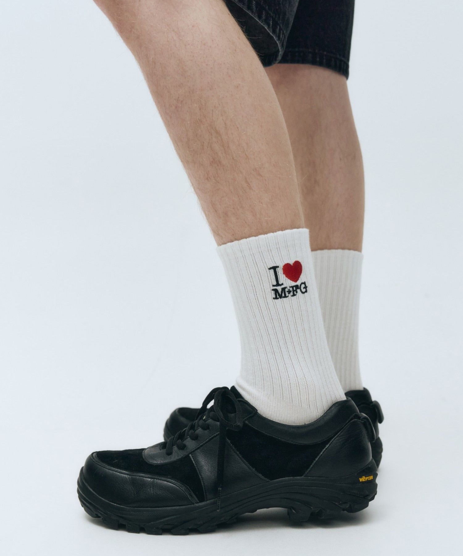 Marithe & Francois Girbaud - I Love Mfg Socks (White) product image 7 | TRAB K-Fashion Australia