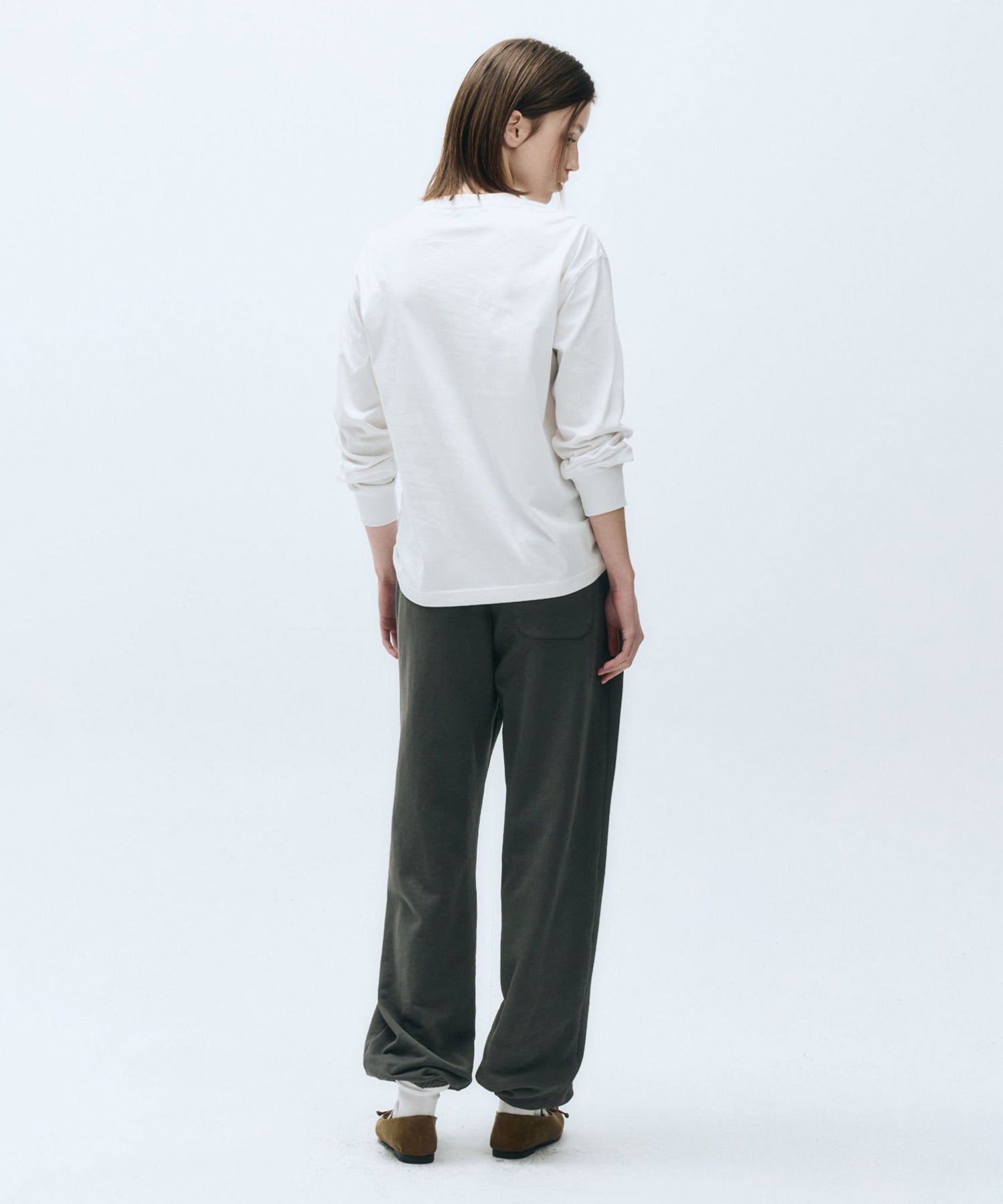 Marithe & Francois Girbaud - Arch Logo Sweat Pants (Charcoal) product image 3 | TRAB K-Fashion Australia