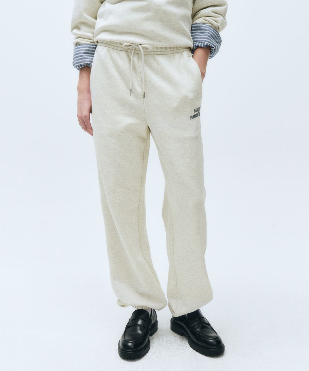 Marithe & Francois Girbaud - Arch Logo Sweat Pants (Oatmeal) product image 7 | TRAB K-Fashion Australia