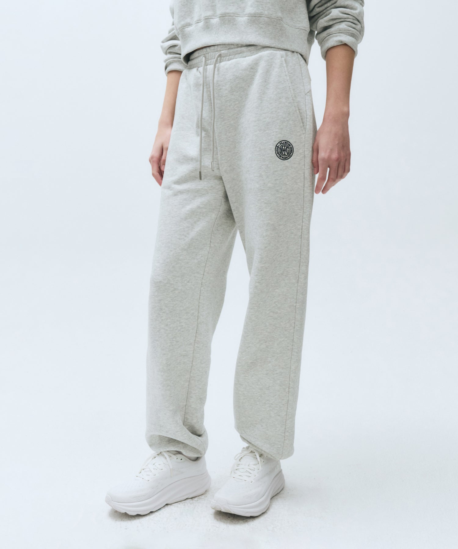 Marithe & Francois Girbaud - Mouvement W Jogger Sweat Pants (Light Heather Gray) product image 4 | TRAB K-Fashion Australia