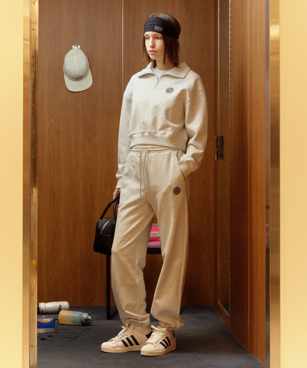 Marithe & Francois Girbaud - Mouvement W Jogger Sweat Pants (Light Heather Gray) product image 7 | TRAB K-Fashion Australia