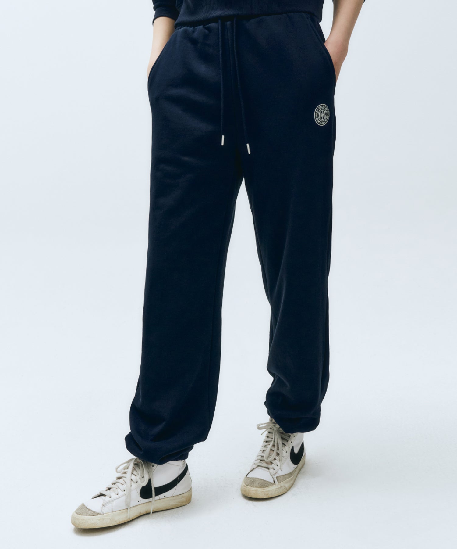 Marithe & Francois Girbaud - Mouvement W Jogger Sweat Pants (Navy) product image 4 | TRAB K-Fashion Australia