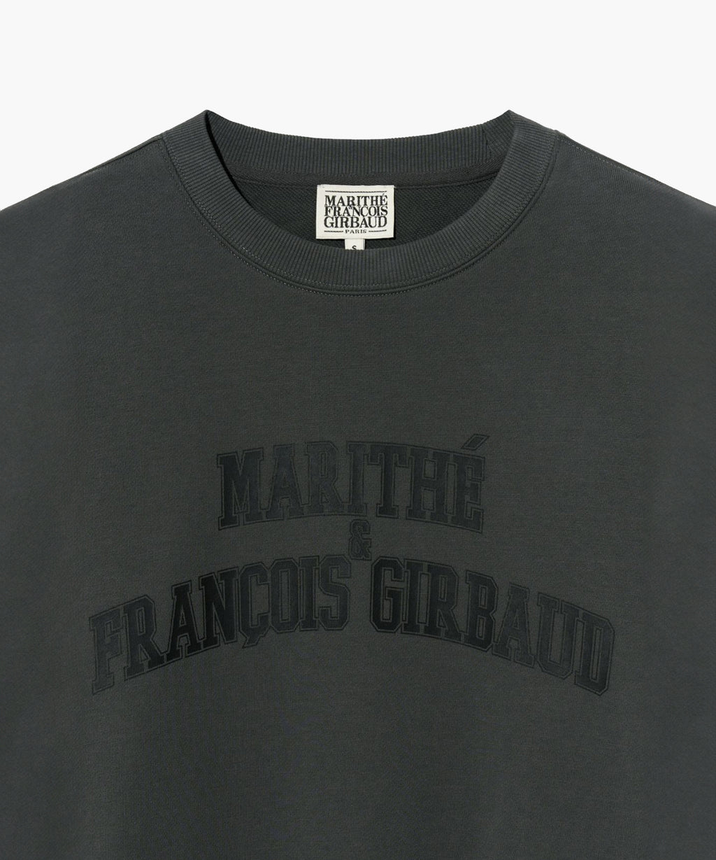 Marithe & Francois Girbaud - Arch Logo Sweatshirt (Charcoal) product image 8 | TRAB K-Fashion Australia