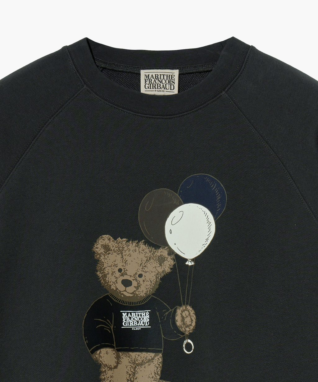 Marithe & Francois Girbaud - Balloon Doodle Bear Sweatshirt (Charcoal) product image 8 | TRAB K-Fashion Australia