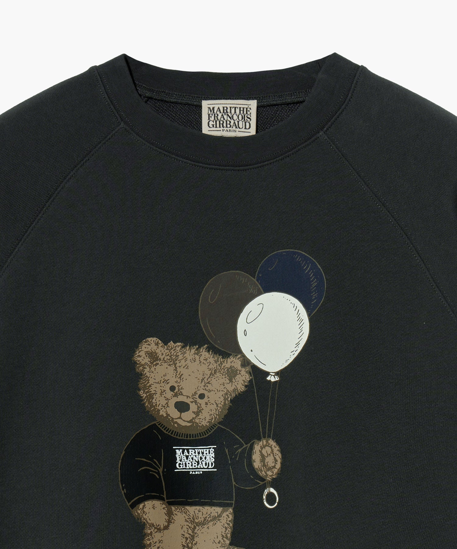 Marithe & Francois Girbaud - Balloon Doodle Bear Sweatshirt (Charcoal) product image 8 | TRAB K-Fashion Australia