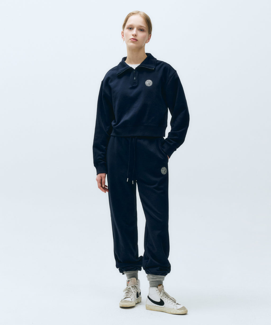 Marithe & Francois Girbaud - Mouvement W Crop Sweatshirts (Navy) product image 4 | TRAB K-Fashion Australia
