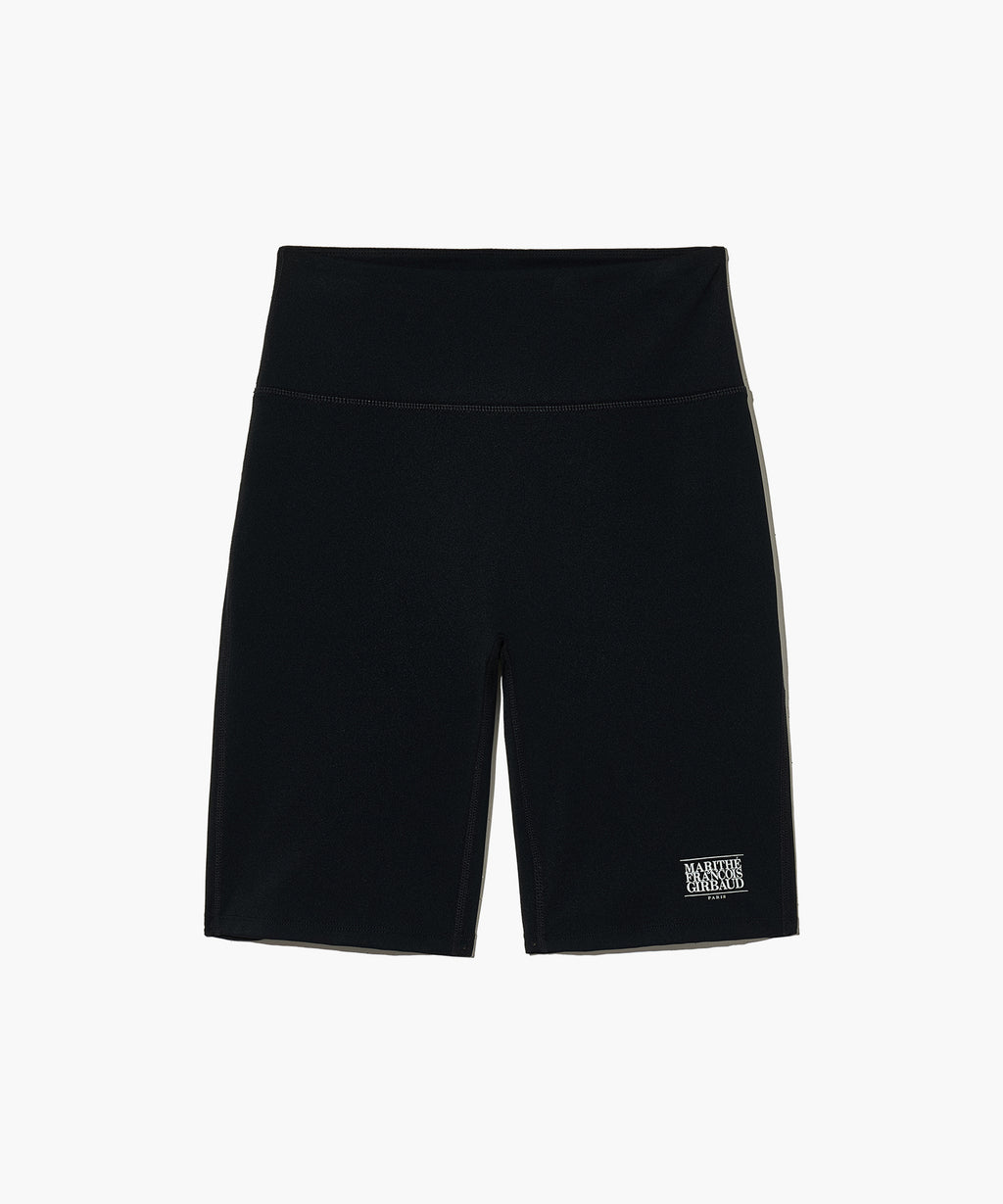 Marithe & Francois Girbaud - Mouvement W Classic Logo Biker Shorts (Black) product image 7 | TRAB K-Fashion Australia