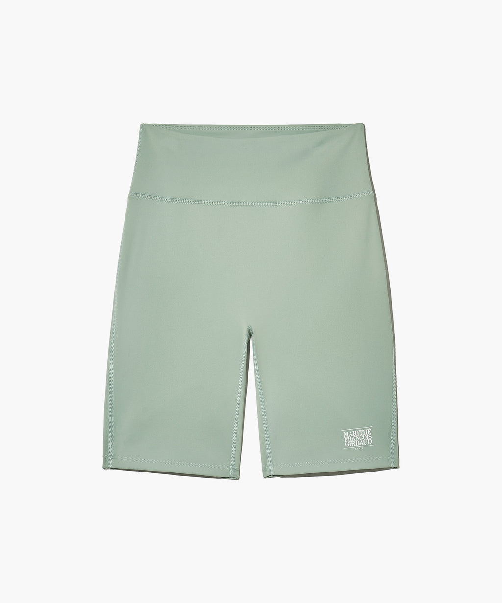Marithe & Francois Girbaud - Mouvement W Classic Logo Biker Shorts (Mint) product image 7 | TRAB K-Fashion Australia
