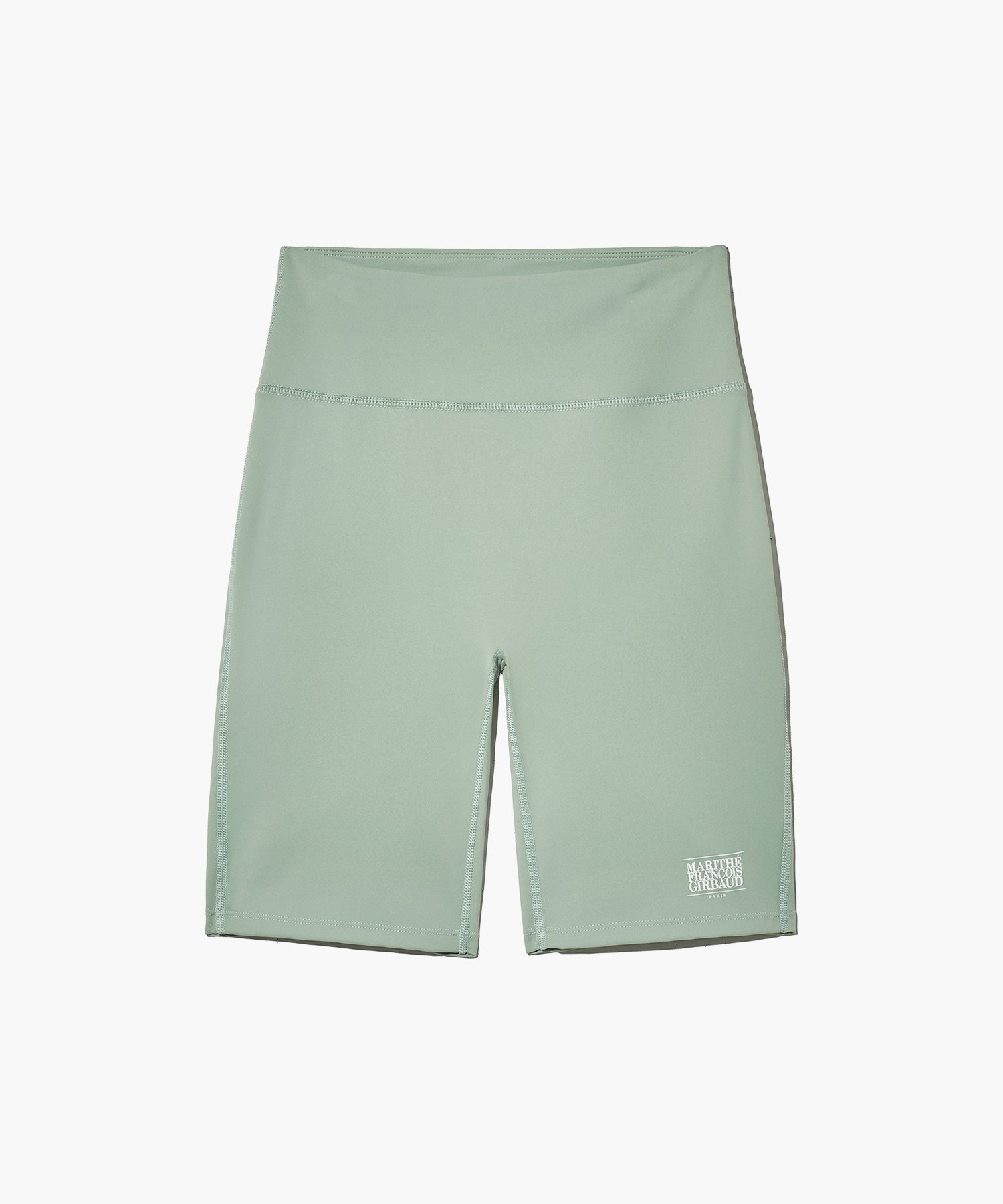 Marithe & Francois Girbaud - Mouvement W Classic Logo Biker Shorts (Mint) product image 7 | TRAB K-Fashion Australia
