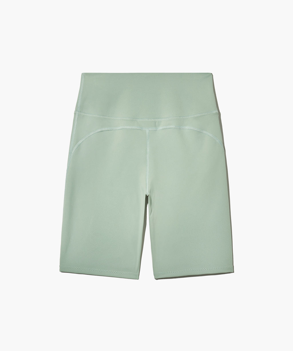 Marithe & Francois Girbaud - Mouvement W Classic Logo Biker Shorts (Mint) product image 8 | TRAB K-Fashion Australia