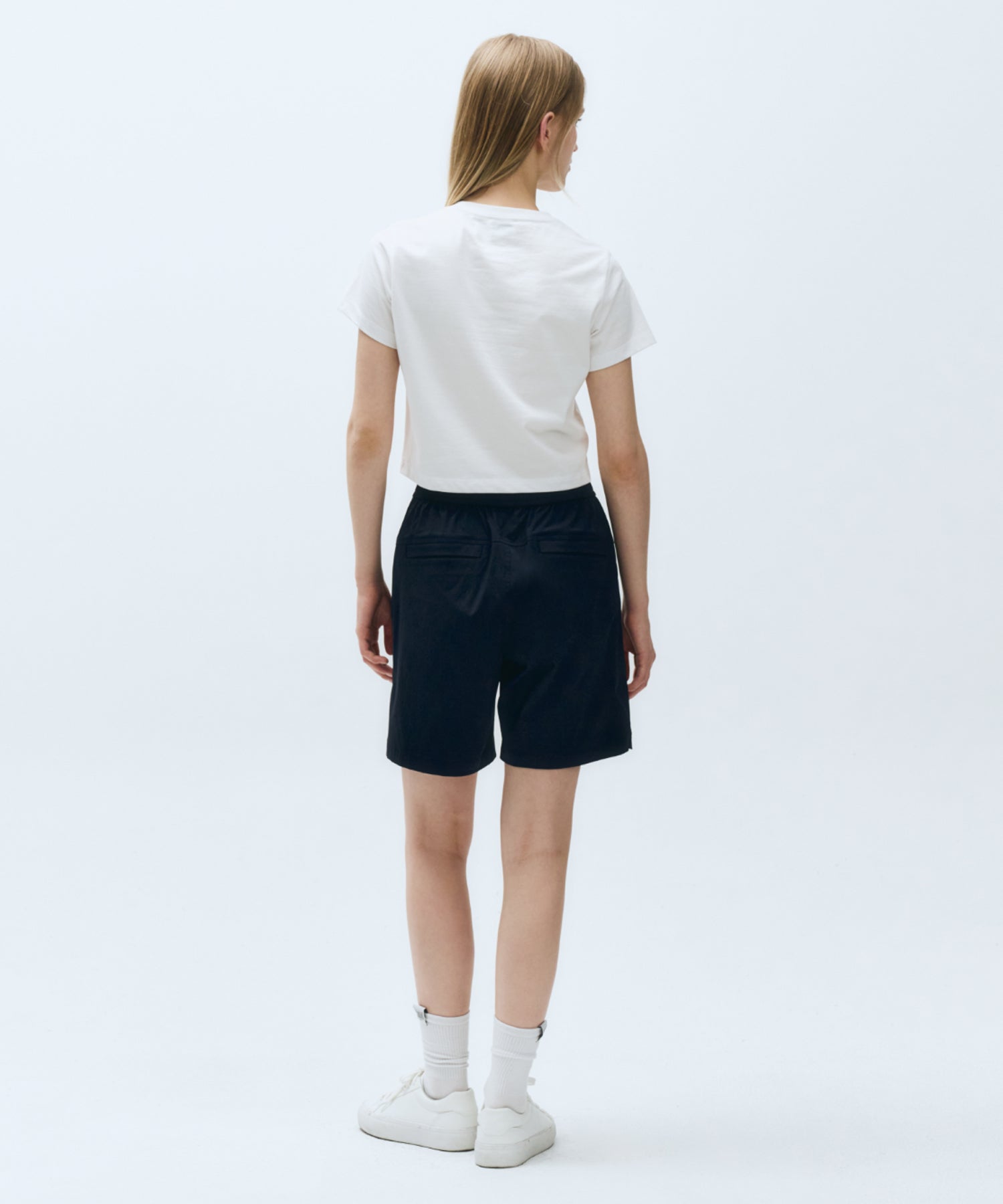 Marithe & Francois Girbaud - Mouvement W Aerocool Crop Tee (White) product image 5 | TRAB K-Fashion Australia