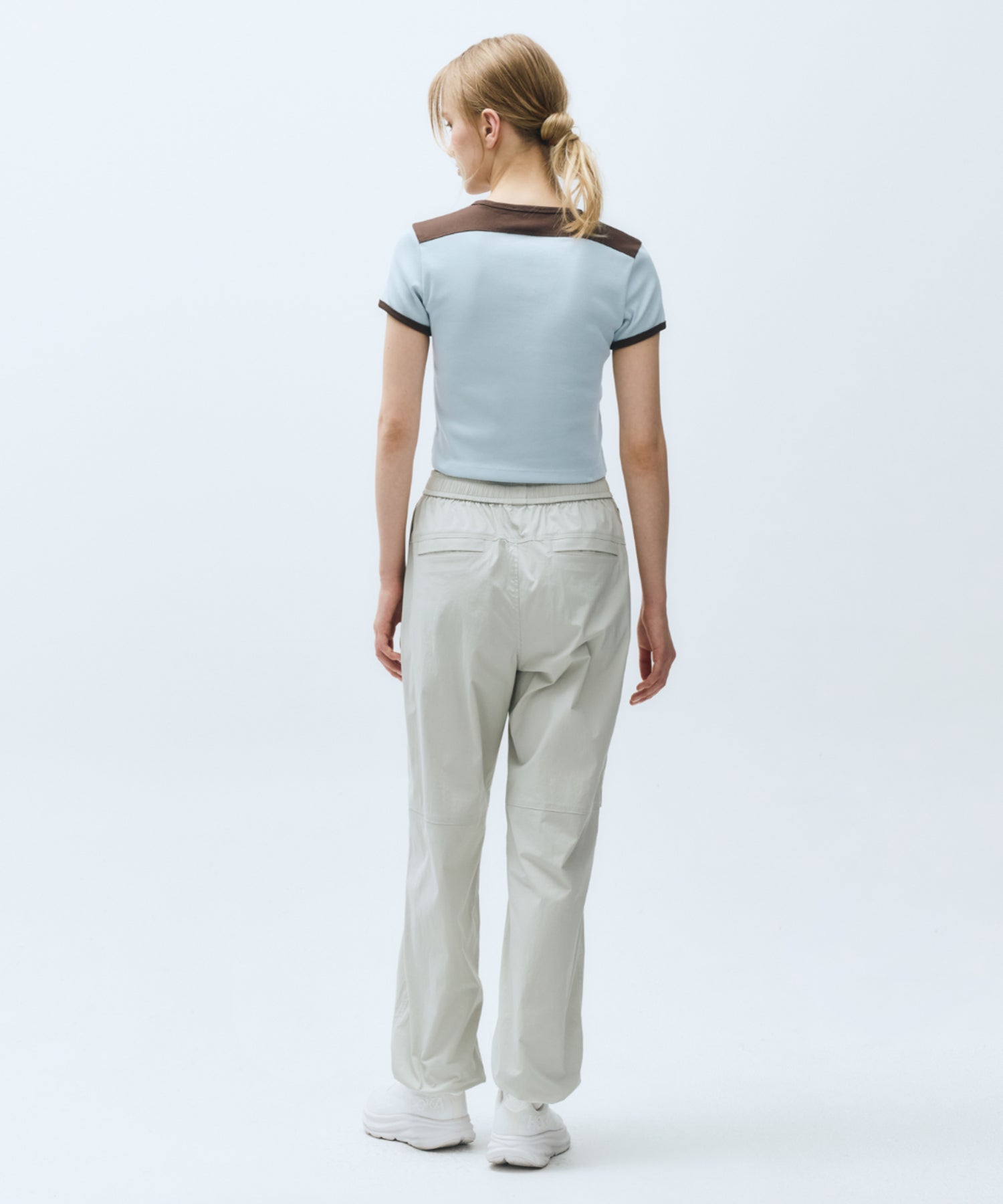 Marithe & Francois Girbaud - Mouvement W Slim Ringer Tee (Sky Blue) product image 5 | TRAB K-Fashion Australia