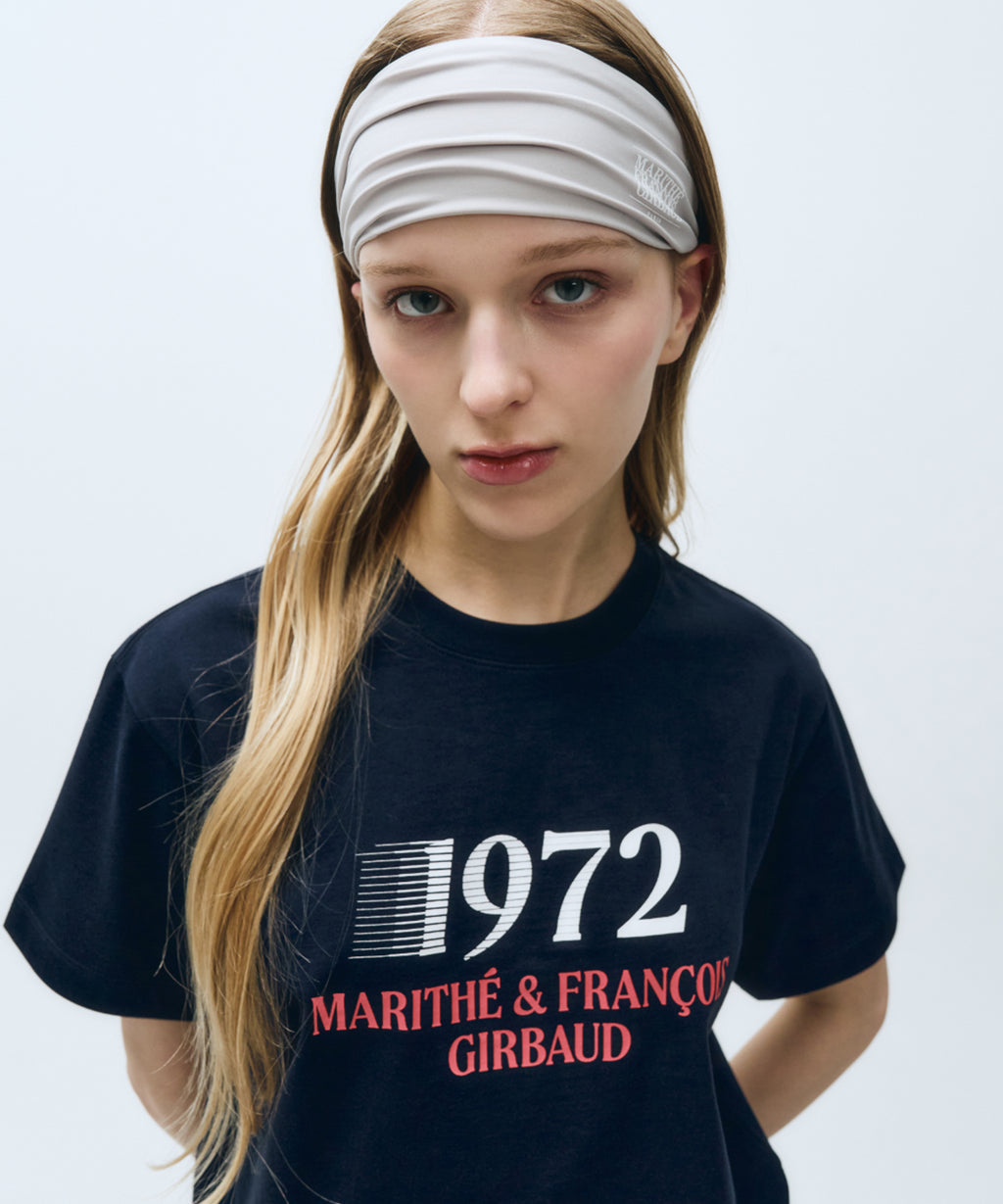Marithe & Francois Girbaud - Mouvement 1972 Logo Aerocool Tee (Navy) product image 2 | TRAB K-Fashion Australia