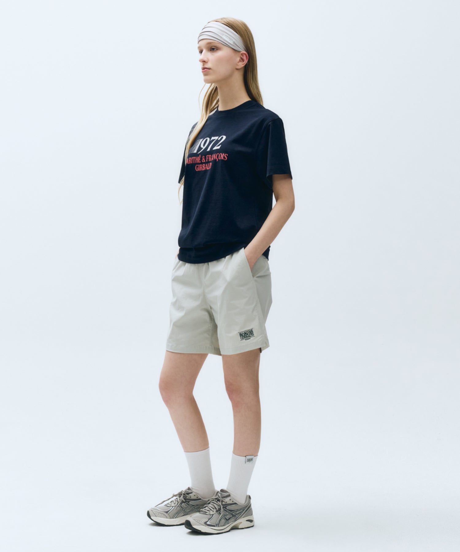 Marithe & Francois Girbaud - Mouvement 1972 Logo Aerocool Tee (Navy) product image 5 | TRAB K-Fashion Australia