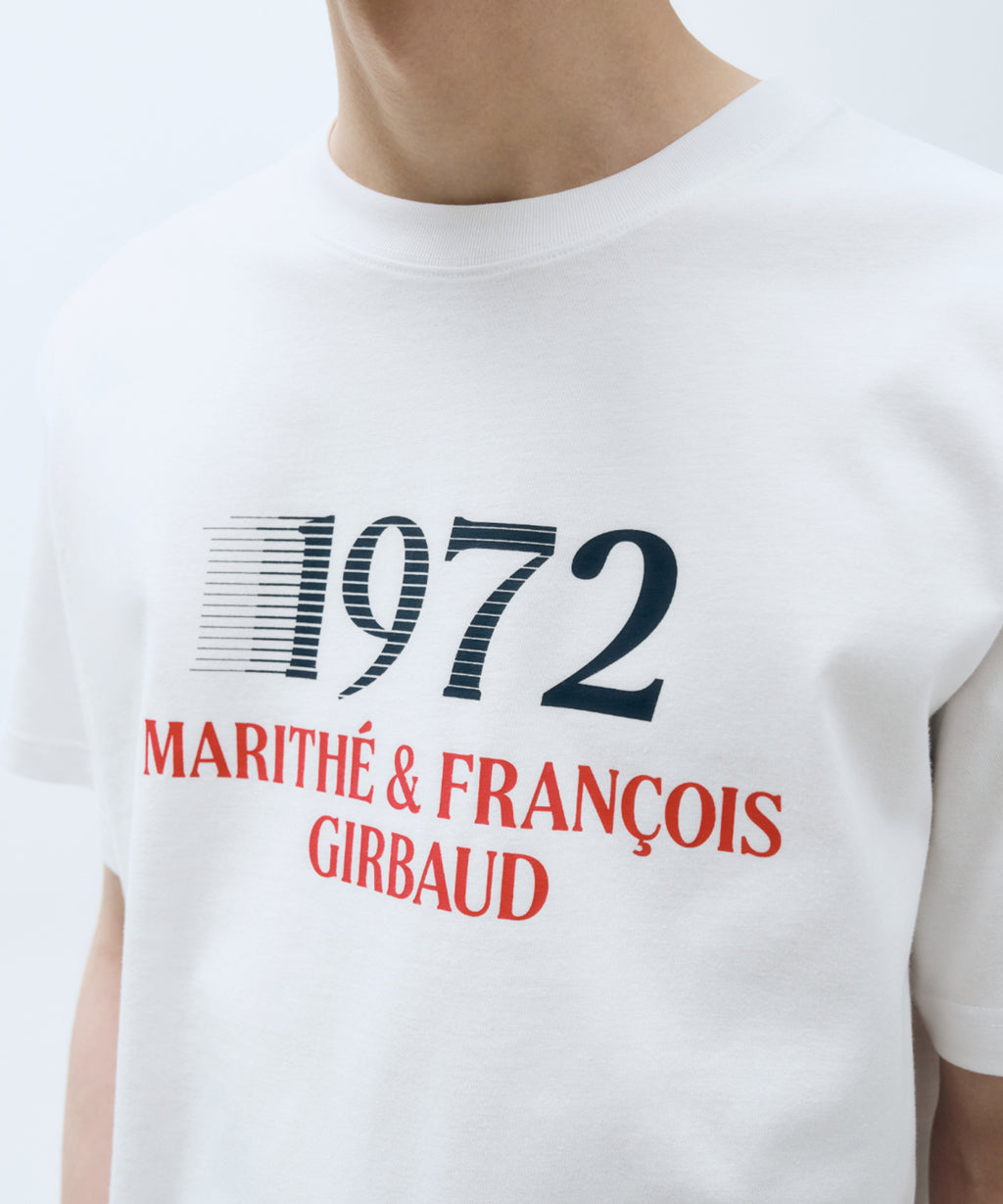 Marithe & Francois Girbaud - Mouvement 1972 Logo Aerocool Tee (White) product image 3 | TRAB K-Fashion Australia