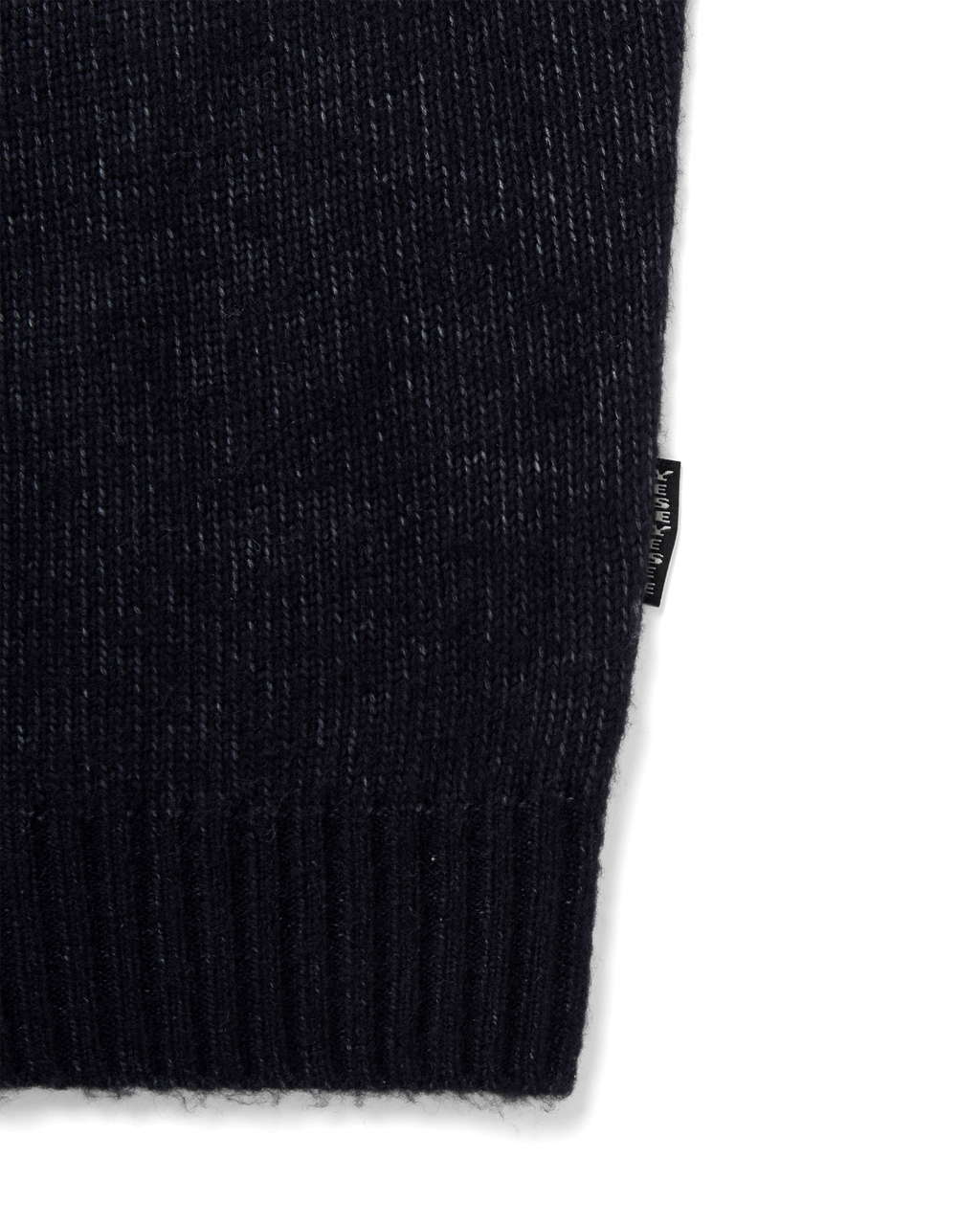yeseyesee - Marble Pattern Logo Knit Pullover (Black) product image 5 | TRAB K-Fashion Australia