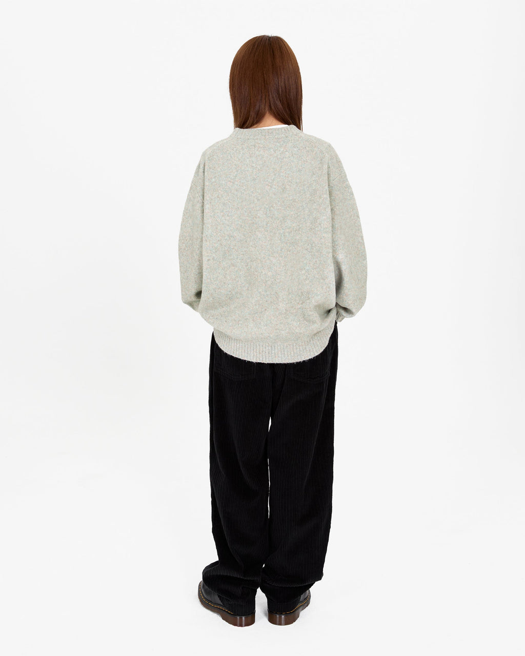 yeseyesee - Marble Pattern Logo Knit Pullover (Multi) product image 8 | TRAB K-Fashion Australia