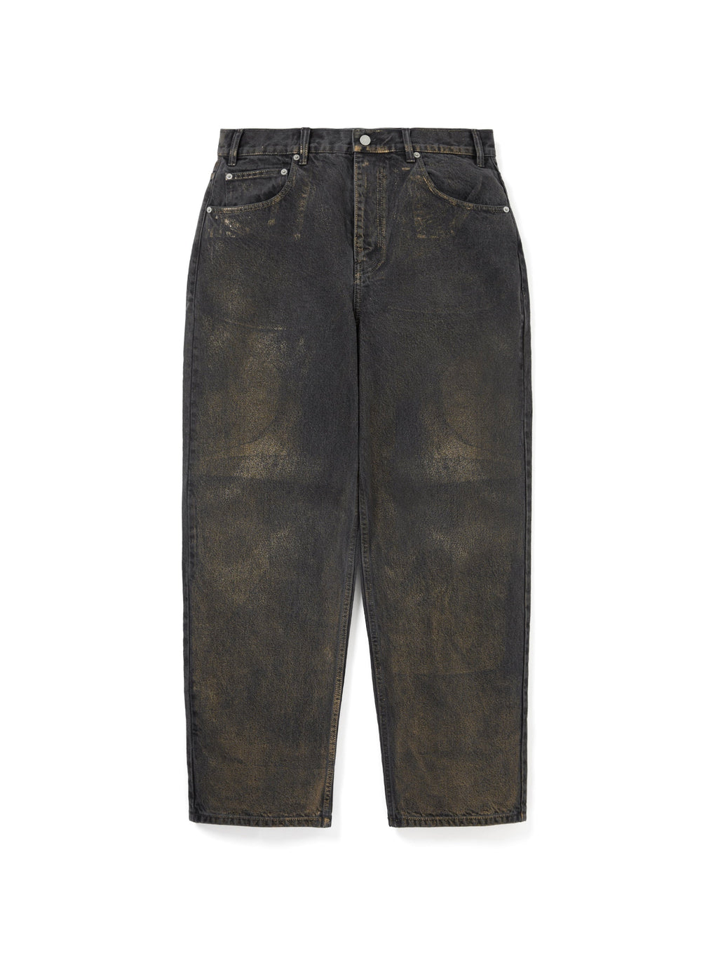 thisisneverthat - Metal Relaxed Jeans (Gold) product image 1 | TRAB K-Fashion Australia